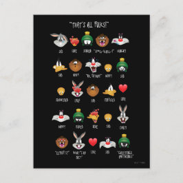 Cartão Postal Gráfico Emoji (TUNES DE LOONEY™)
