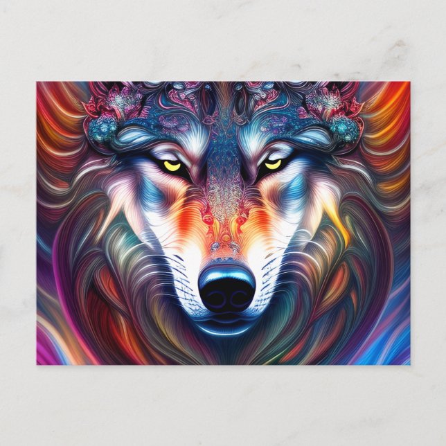 Cartão Postal Gráfico Linda Realista de Hyper-Detalhado (Frente)