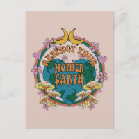 Gráfico Retro da Mãe Terra dos Anos 70