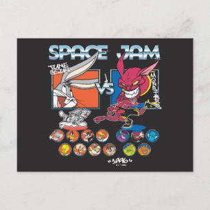 Cartão Postal Gráficos da Escalação SPACE JAM™ TUNE SQUAD™ VS Mo