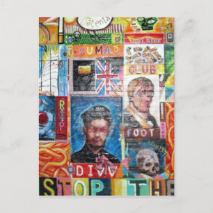 Cartão Postal grafite artístico