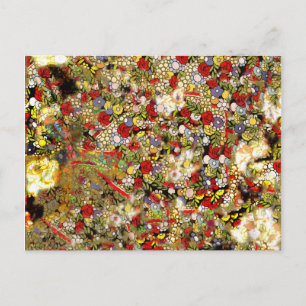 Cartão Postal Grafite de Colagem de Papel de Carteira do Design