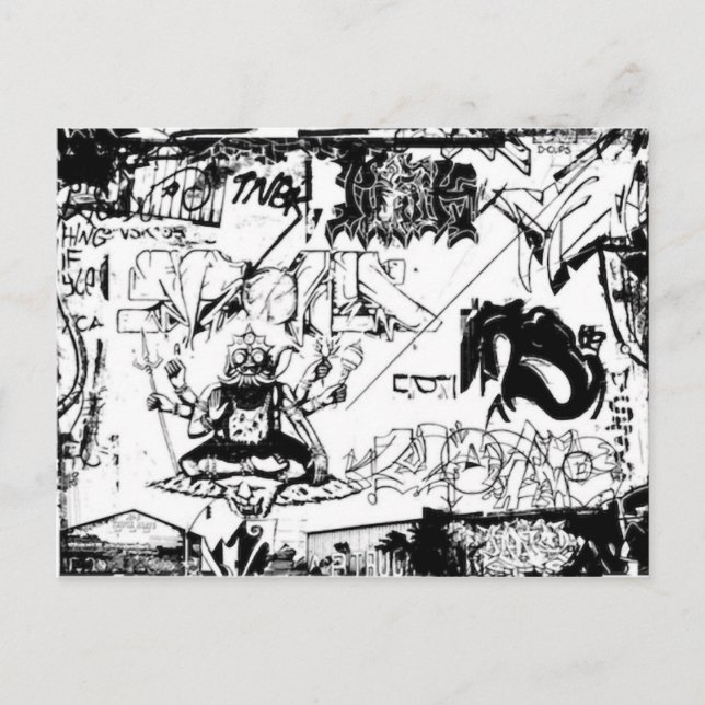 Cartão Postal Grafite Delight (Frente)