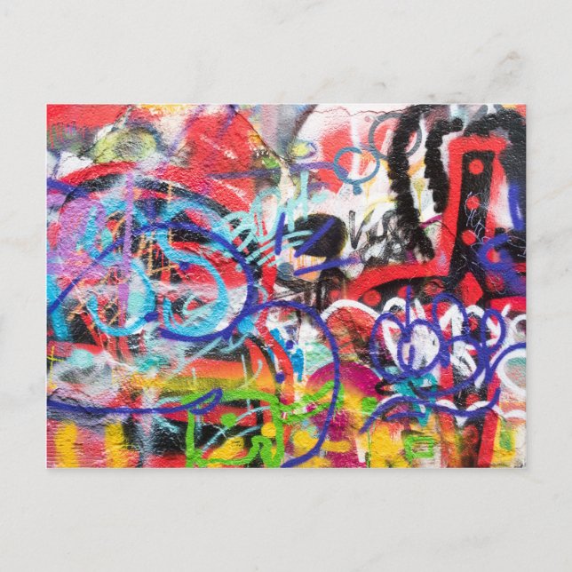 Cartão Postal Grafite louco (Frente)