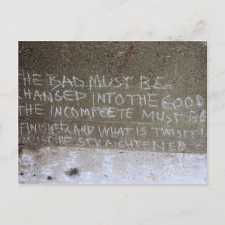 Cartão Postal Grafite na Parede Norte, Escadas até Kitsilano Bea