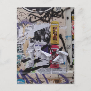 Cartão Postal Grafites de Londres