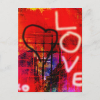 Cartão Postal Grafites do amor
