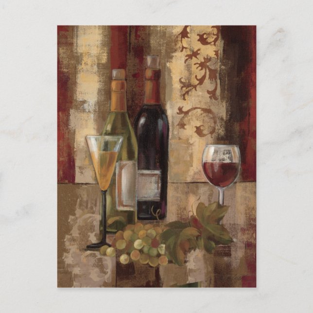 Cartão Postal Grafites e vinho (Frente)