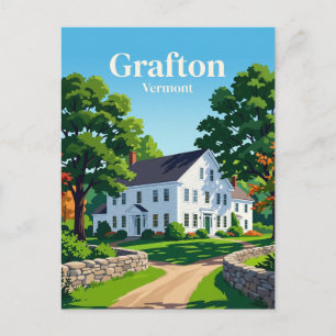 Cartão Postal Grafton, Vermont EUA