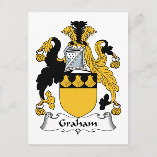 Cartão Postal Graham Family Crest