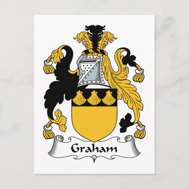 Cartão Postal Graham Family Crest (Frente)