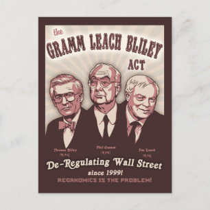 Cartão Postal Gramm Leach Bliley Act
