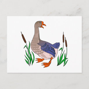 Cartão Postal Grammy Goose