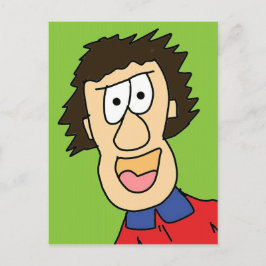 Cartão Postal grampa jovem