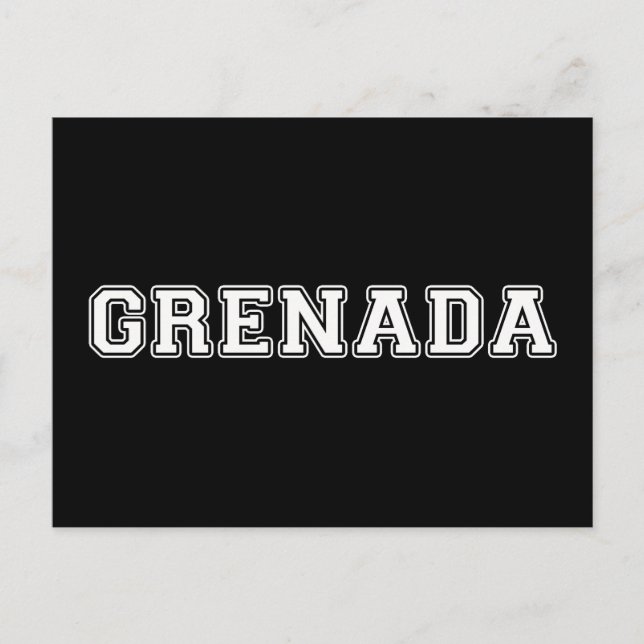 Cartão Postal Granada (Frente)