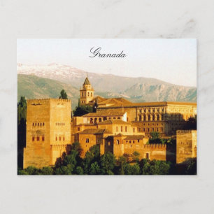 Cartão Postal granada alhambra