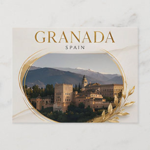 Cartão Postal 🏰 Granada Alhambra Viagem Espanha 🇪🇸
