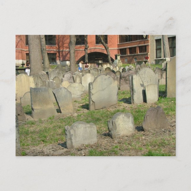 Cartão Postal Granary Burying Ground (Frente)