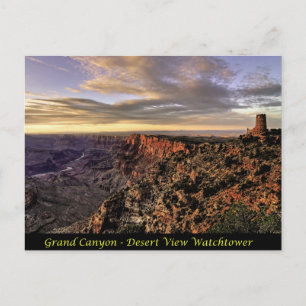 Cartão Postal Grand Canyon - Desert View Watchtower