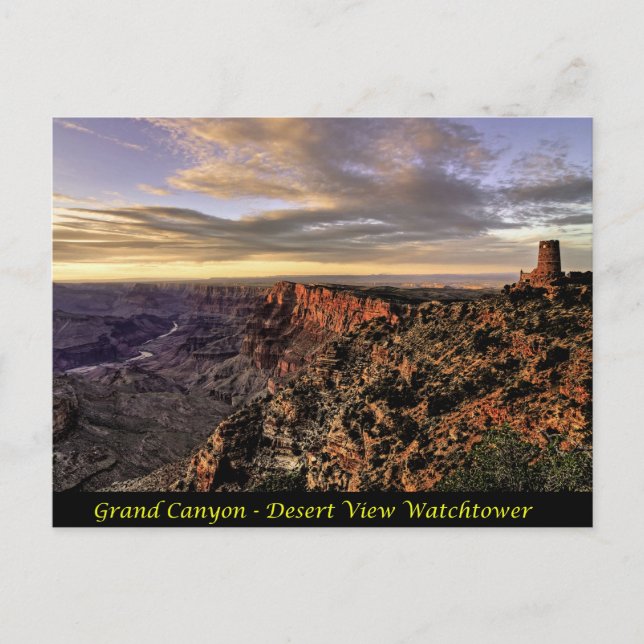 Cartão Postal Grand Canyon - Desert View Watchtower (Frente)