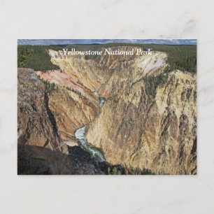 Cartão Postal Grand Canyon do Cartão-Postal Cênico Yellowstone