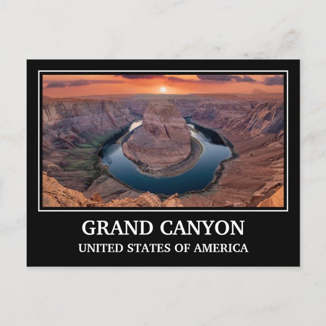 Cartão postal Grand Canyon EUA (Frente)