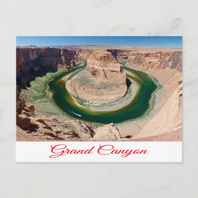 Cartão Postal Grand Canyon, Fenda de Ferradura, Cartão-postal de (Frente)