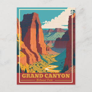 Cartão Postal Grand Canyon National Park Arizona Vintage