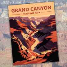 Grand Canyon National Park Retro Viagem Arizona