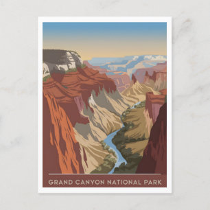 Cartão Postal Grand Canyon National Park Vintage