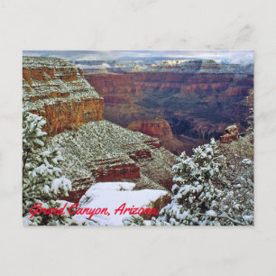 Cartão Postal Grand Canyon no inverno