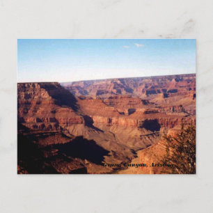 Cartão Postal Grand Canyon, placa de Posto de Arizona