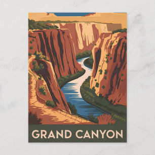 Cartão Postal Grand Canyon Vintage