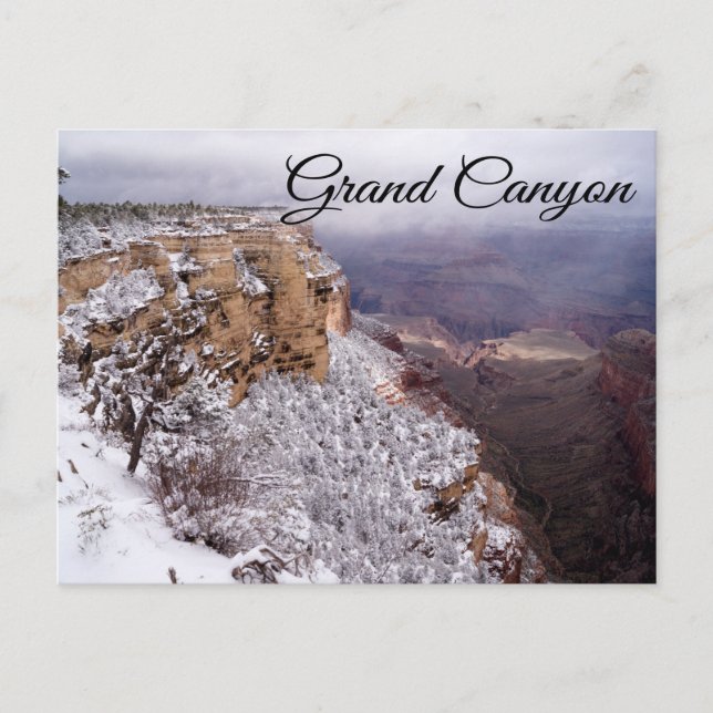 Cartão Postal Grand Canyon, Yaki Point, Cartão-postal Arizona (Frente)