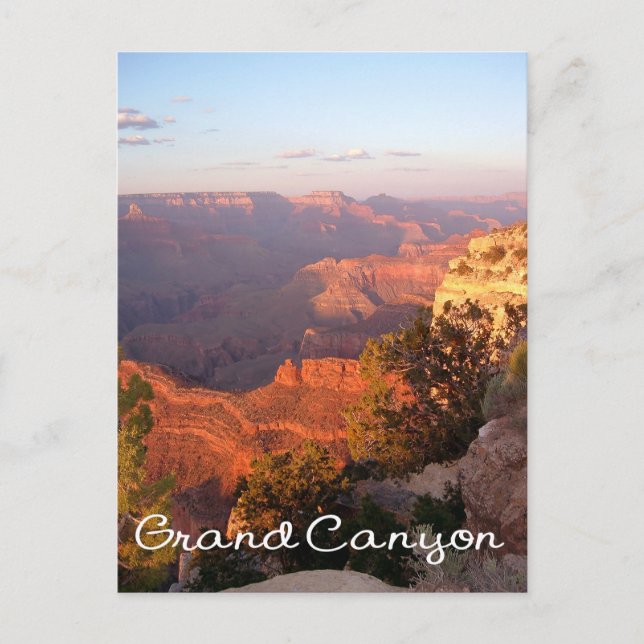 Cartão Postal Grand Canyon, Yaki Point, Cartão-postal Arizona (Frente)