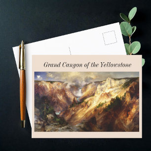 Cartão Postal Grand Canyon - Yellowstone por Thomas Moran