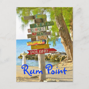 Cartão Postal Grand Cayman Island, Rum Point, Cartão-postal