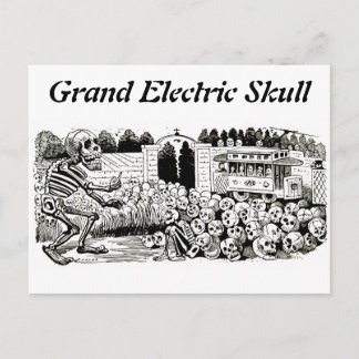 Cartão postal Grand Electric Skull