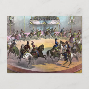 Cartão Postal Grand Finale do Circo, cerca de 1872.