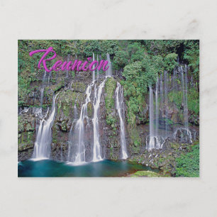 Cartão Postal Grand Galet Falls, Reunião