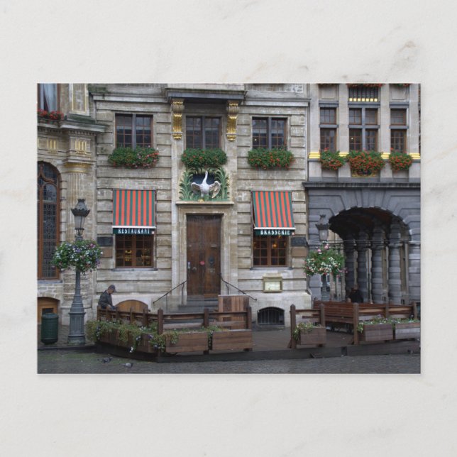 Cartão Postal Grand Place, Bruxelas (Frente)