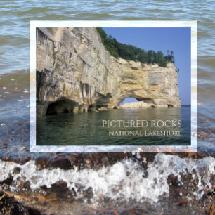 Cartão Postal Grand Portal Point, Pictures Rocks, Michigan