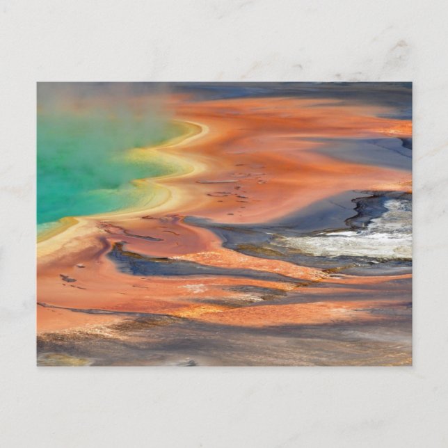 Cartão Postal Grand Prismatic Primavera Runoff (Frente)
