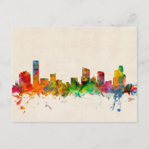 Cartão Postal Grand Rapids Michigan Skyline Cityscape