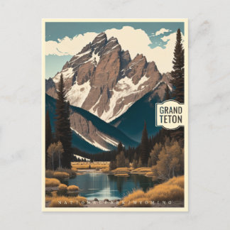 Cartão Postal Grand Teton National