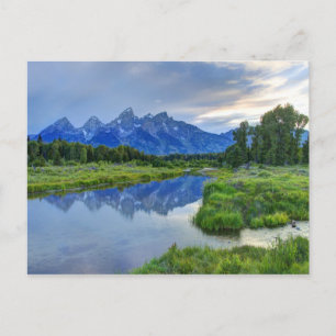 Cartão Postal Grand Teton National Park em Sunset
