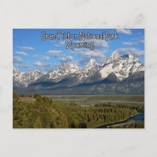 Cartão postal Grand Teton National Park Wyoming