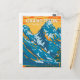 Cartão Postal Grand Teton National Park Wyoming Vintage (Frente/Verso In Situ)