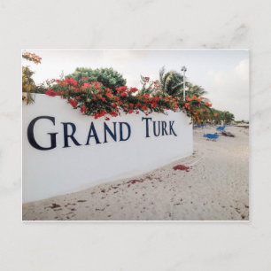 Cartão Postal Grand Turk Beach Scene