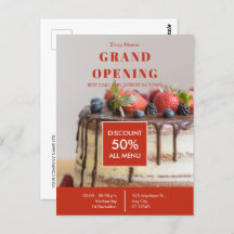 Grande Abertura da padaria de bolos